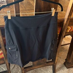 Athleta Black Skort with Utility Pockets size small